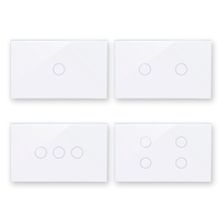 Prodotti per la casa intelligente 1/2/3/4 Gang Tuya WiFi con Neutral US Standard Alexa interruttore Smart Switch Wifi con controllo vocale APP