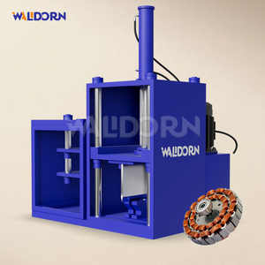 เครื่องตัดสเตเตอร์มอเตอร์ไฮดรอลิกมอเตอร์ประสิทธิภาพสูงอัตราการกู้คืนทองแดง98เปอร์เซ็นต์สำหรับกระบวนการรีไซเคิลมอเตอร์ไฟฟ้า - Product Image 4