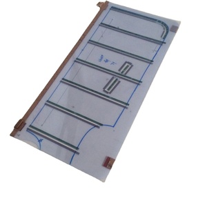 Tùy chỉnh kích thước PVC Vinyl alignment templates nhựa may templates cho may mặc mô hình - Product Image 1