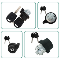 Cylindre de serrure de contacteur d'allumage compatible avec Volkswagen Polo, Jetta, Audi A6, A4 2000-2009, numéros de pièces 107905855CF, 107905855CA