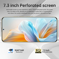 Smartphone Original S25 Ultra 7,3 Pouces 16 Go + 1 To Débloqué Déca-Core 5G Téléphone de Jeu avec Android 14