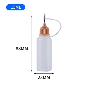 Botella de HDPE de 10 ml con tapa de <span class=keywords><strong>aguja</strong></span> <span class=keywords><strong>para</strong></span> inyección de pigmento de tatuaje y <span class=keywords><strong>relleno</strong></span> de grasa blanda - Product Image 6