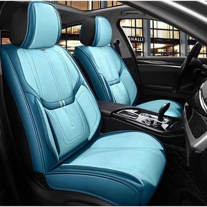 Housses de siège de voiture de luxe durables et imperméables pour berline et SUV 5 places 2025 – Ensemble complet en polyester pour sièges avant et arrière, coussins et oreillers - Product Image 2