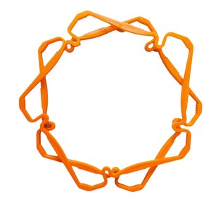 Retenedor de tuercas de plástico de 10.285 mm de una pieza para reparación de neumáticos, uso general, color naranja rojo - Product Image 4