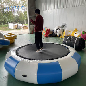 Parc aquatique gonflable, <span class=keywords><strong>piscine</strong></span> à balles océaniques, balançoire, château gonflable, <span class=keywords><strong>piscine</strong></span>, objets flottants, roues à vent, marque JUNAO, 12 mois - Product Image 6