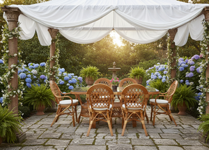 Juego de Comedor de Ratán Moderno para Restaurantes, Hoteles y Centros Comerciales - Uso en Exteriores, Modelo Java de CV.Craftindo - Product Image 4