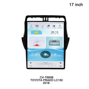Autoradio Android 17 pouces pour Toyota Prado 2018+ Écran CarPlay 4G LTE Navigation GPS Lecteur multimédia avec garantie de 2 ans - Product Image 1