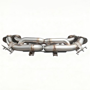 Système d'échappement en acier inoxydable GDR pour <span class=keywords><strong>Porsche</strong></span> <span class=keywords><strong>911</strong></span> <span class=keywords><strong>992</strong></span> 3.0T Carrera <span class=keywords><strong>4S</strong></span> avec une épaisseur de 1,5 mm, garantie de 3 ans, style luxueux - Product Image 1