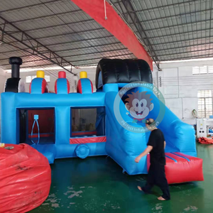 Đào tạo mặt lâu đài <span class=keywords><strong>bouncy</strong></span> trò chơi lâu đài <span class=keywords><strong>bouncy</strong></span> bên ngoài lâu đài nhảy thương mại cho trẻ em - Product Image 4