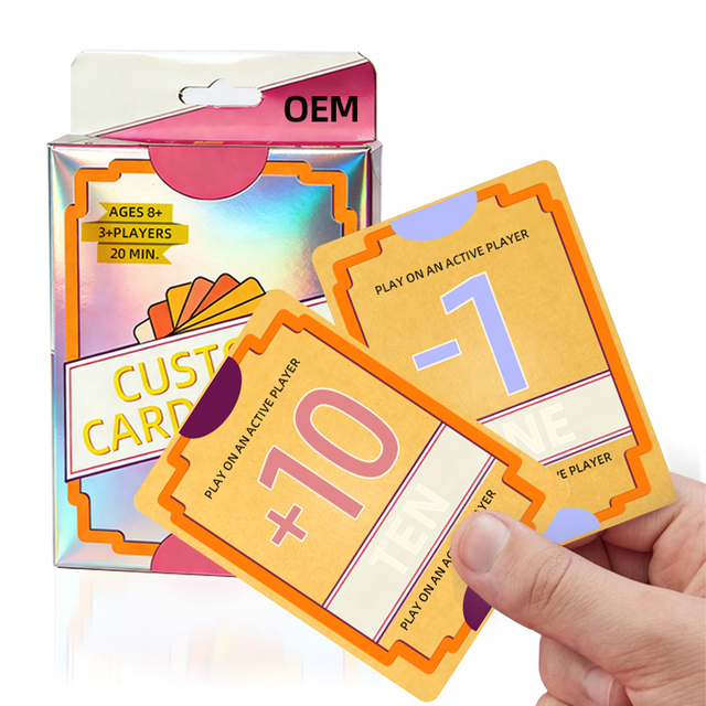 SENFUTONG SFT-F Direct Manufacture OEM Custom Printing Flash Cards Game for Kids with Eco-friendly Material Gift & Party Use