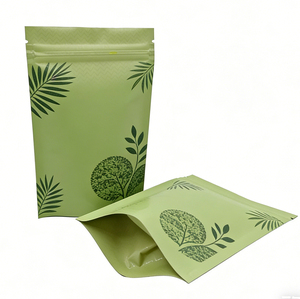 High Quality PE Stand Moisture Proof Coffee Scrub Skin Care Lotion Resealable Zipper Top Pouch Private <b>Label</b> Custom Plastic Bag - Product Image 5