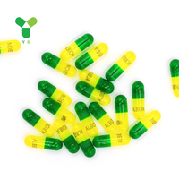 Capsules végétales vides de qualité pharmaceutique, taille 0 et 00, en amidon de pomme de terre, solubles dans l'estomac, fabriquées par YS
