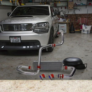 Kit de Intercooler de Aluminio de Alta Eficiencia JYS para VW <span class=keywords><strong>Golf</strong></span> MK7 MK8 GTI/R 2.0T con Velocidad de Enfriamiento 30% Más Rápida, Radiadores Plateados y Negros - Product Image 1