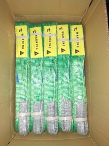 Z2lifting <span class=keywords><strong>Polyester</strong></span> <span class=keywords><strong>8t</strong></span> phẳng vải Sling vật liệu cáp treo cao cấp để nâng - Product Image 3