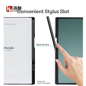 Remarkable 2 Tablet PC PU <strong>Leather</strong> Book <strong>Folio</strong> Cover Lightweight Protective Hard Back Shell with Fashionable Built-in Pen Holder - Product Image 3