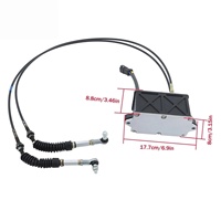 Moteur d'accélérateur 247-5231 119-0633 pour moteur CAT 320B 312B 3066, pièces de rechange pour engins de construction