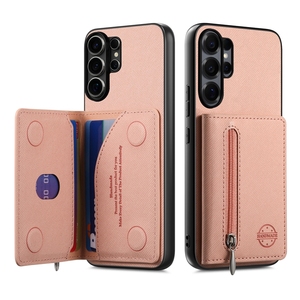 Funda Magnética para Teléfono con Ranuras para Tarjetas de Crédito, Estilo Jeans, para Galaxy S25FE/S26 Ultra/A37/A57, para <span class=keywords><strong>Samsung</strong></span> A56/S24FE, Funda Tipo Cartera con Cierre - Product Image 4
