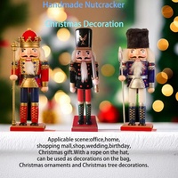 Natal 2023 liburan anak-anak tentara kenari pemecah kacang kayu untuk dekorasi ornamen rumah Natal