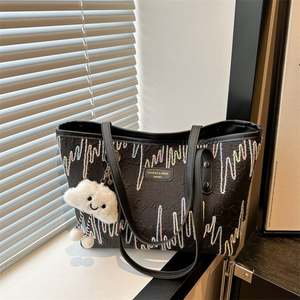 Nouveau sac à main pour femme, sac à main décontracté simple, sac à main en cuir PU, sac à main tendance, grande capacité, sac à main souple pour femmes - Product Image 2