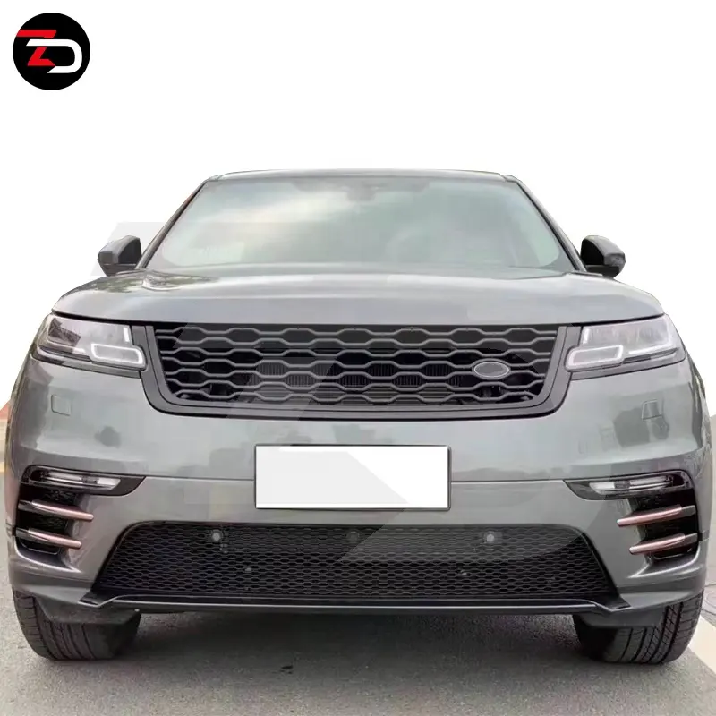 2017 to 2020 R DYMANIC Body Kit For Velar With Front Bumper Diffuser exhaust tips
