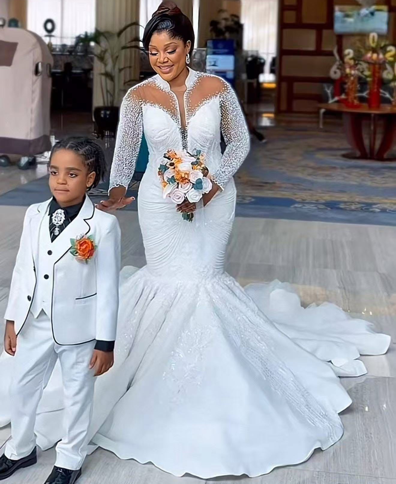 sachin and babi light blue dress Beachy vow renewal dress ideas for a ceremony main image 0