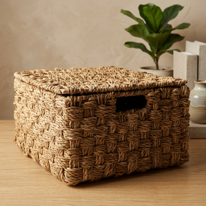 Handmade Eco-Friendly Wicker Heap Wholesome Woven Hanging Storage Shopping Picnic Christmas Decorations Gifts Laundry <b>Basket</b> OEM - Product Image 1