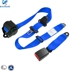 Ceinture de sécurité professionnelle rétractable à 3 points en polyester R200 ECE E24 avec confort et sécurité améliorés - Product Image 2