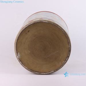 RZSX09-H Brûleur d'encens pinceau phénix rouge glaçure antique Jingdezhen Porcelaine - Product Image 5