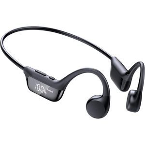 Auriculares de Conducción Ósea ZOVIMAX L6 para Deportes, con Doble Controlador 6.0, Resistentes al Agua IPX7, Pantalla LED, 12 Horas de Batería, 10M - Product Image 1