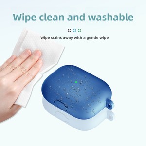 Funda Protectora de Color Sólido para AirPods Pro 2 3, Funda de Silicona Líquida Suave Anti Caídas para Airpods 4 3 2 - Product Image 5