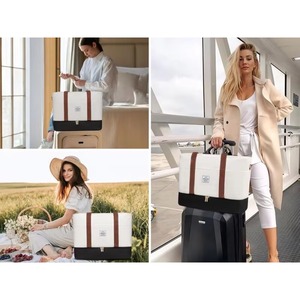 Muestra gratuita de bolso de gran capacidad portátil para viajes de otoño/invierno para mujer, nuevo bolso de mano informal de moda retro, bolso de hombro. - Product Image 5