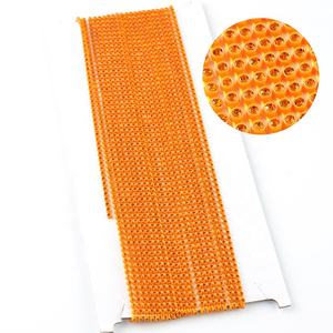 Recorte Rhinestone Cristal <span class=keywords><strong>Tornasol</strong></span> CJ de Cristal de aluminio de cadena de piedra de - Product Image 3