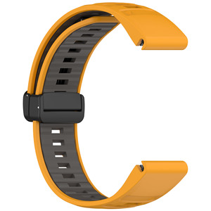 Bracelet <span class=keywords><strong>de</strong></span> <span class=keywords><strong>montre</strong></span> en silicone à boucle à pression <span class=keywords><strong>QuickFit</strong></span> bicolore pour Garmin Fenix 8 Solar 7S 7X 7 5X 5 5S 945 965 Epix Gen 2 - Product Image 6
