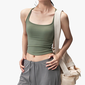 Camiseta Deportiva de Entrenamiento para Mujer, Talla Grande, de Secado Rápido, Antigolpes, con Soporte, para Pilates y Fitness - Product Image 1