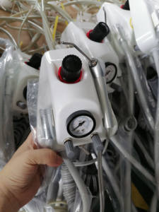 Portable Pneumatic <strong>Dental</strong> Turbine <strong>Unit</strong> with Hanging Bottle 2 4 Holes Plastic &amp; Metal for Oral Therapy Equipment &amp; Accessories - Product Image 3