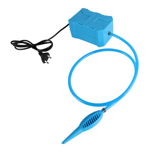 Portable Electric Air Pump Blue Plastic Mini Vacuum Suction Pump for Outdoor Camping <b>Compression</b> <b>Bags</b> - Product Image 1