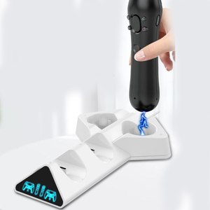 Base de estación de carga multifunción 4 en 1 para <span class=keywords><strong>Play</strong></span> Station <span class=keywords><strong>5</strong></span> para controlador inalámbrico PS5 y para <span class=keywords><strong>cargador</strong></span> de controlador PS MOVE - Product Image 5