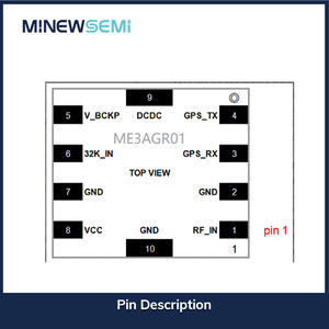 Đa chòm sao me3agr01 gnss module với 1Hz-10Hz cập nhật & 1.5m Độ chính xác hỗ trợ BDS GPS GLONASS Galileo QZSS - Product Image 4
