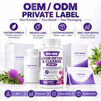Kapsul Kesehatan Hati Private Label Milk Thistle Artichoke Cuka Apel 28-in-1 Suplemen Diet OEM ODM