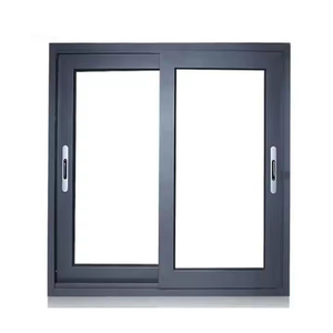 Hiện đại đôi kính nhôm hồ sơ Windows thép không gỉ màn hình lưới kính cửa sổ trượt cho biệt thự và nhà ở - Product Image 4