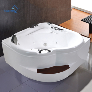 Baignoire d'angle compacte en acrylique <span class=keywords><strong>avec</strong></span> jets <span class=keywords><strong>de</strong></span> massage et d'hydrothérapie, combinaison <span class=keywords><strong>douche</strong></span> et baignoire pour adultes – Offre spéciale - Product Image 5