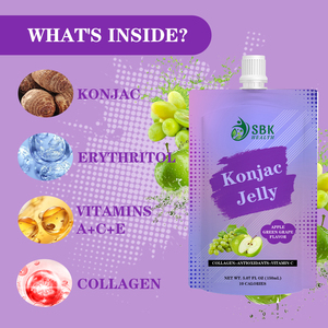 เยลลี่คอนยัคคุณภาพสูง ไขมันอิ่มตัว แคลอรีต่ำ บีบง่าย อุดมไปด้วยสารต้านอนุมูลอิสระ บำรุงร่างกายและผิวพรรณ - Product Image 4