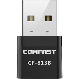 台式机/笔记本电脑CF-813B迷你USB无线适配器的最佳价格直销COMFAST高质量650Mbps bt4.2