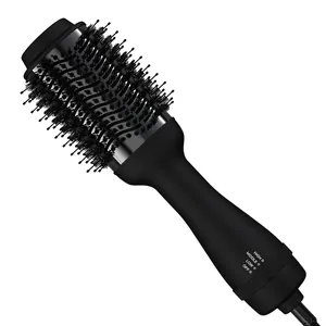 Livraison directe, sèche-cheveux professionnel négatif Lon, brosse en caoutchouc pour lisser et boucler les cheveux