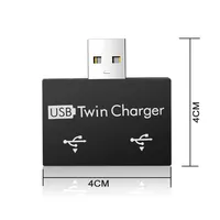 Convertisseur d'adaptateur de mini hub USB2.0 1 mâle à 2 ports femelles accessoires de charge pour téléphone portable PC Stock disponible