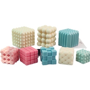 แม่พิมพ์เรซิ่นรูปทรงเรขาคณิตสำหรับทำเทียนหอมตกแต่งบ้าน ขายส่ง - Product Image 5