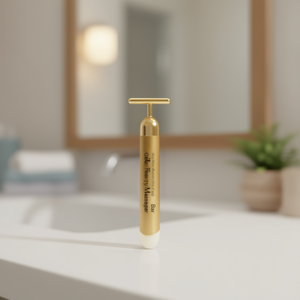 Masajeador Facial Dorado para Lifting Facial con Tecnología de Vibración, Recargable, Impermeable, Dispositivo de Belleza de Mano de Lujo de Myrva - Product Image 2