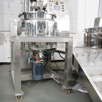 Machine de production de dentifrice industrielle, cuve d'émulsification homogénéisante sous vide, machine de fabrication de dentifrice, émulsifiant sous vide