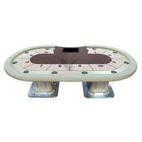 YH Chine Poker Table Luxueux Mesa De Poker Professionnel Casino Table Texas Hold Em Poker Table