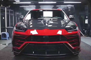ชุดแต่งคาร์บอนไฟเบอร์สำหรับรถยนต์ Lamborghini ประกอบด้วยลิ้นหน้า ลิ้นกันชนหลัง และสเกิร์ตข้าง - Product Image 4
